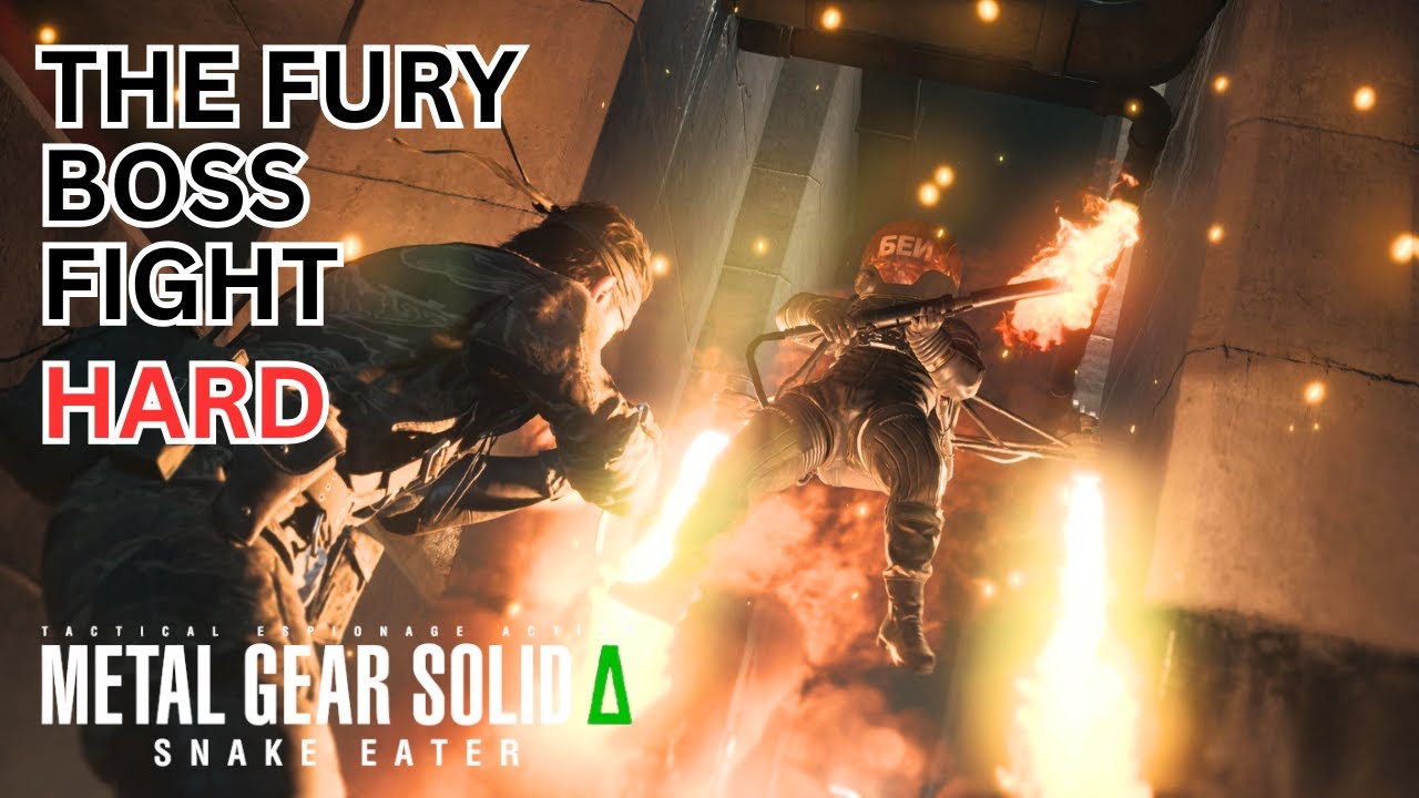Metal Gear Solid Delta | The Fury Boss Fight HARD MODE - YouTube