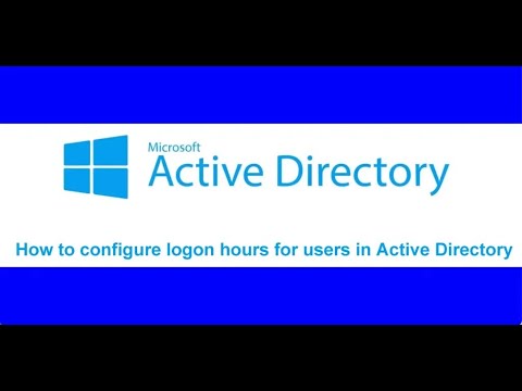 Time of day restriction in AD: How to configure logon hours for users in Active Directory