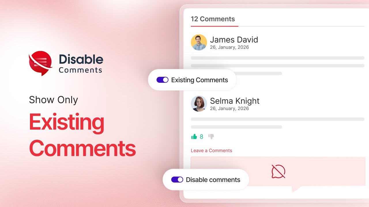 How To Show Existing Comments After Disabling New Comments In WordPress
