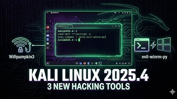 Kali Linux 2025.4: 3 NEW Tools, Wayland Upgrade, & Wifipumpkin3 Phishing.