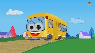The Wheel on the bus | nursery rhymes | kids song
