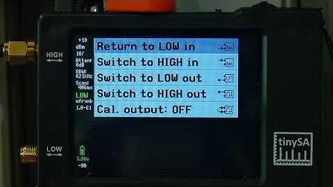 #537b TinySA Mode Changes