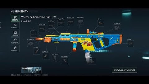 Delta force mobile vector gun attachment build #delta force mobile