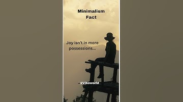 Find Joy in Simplicity #shorts #psychologyfact #minimalist #subscribe