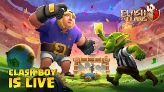 Clash of Clans Live streaming with Clash Boy | Live Base Visiting | Road to 2K