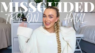 HUGE MISSGUIDED TRY ON HAUL | A/W AND GOING OUT CLOTHES | HOLLY MAYLAND