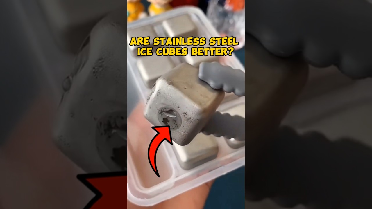 ARE STAINLESS STEEL ICE CUBES BETTER? 