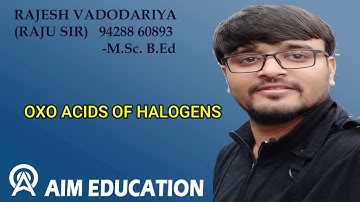 STD 12th SCI CHEMISTRY CH NO  7 ,LEC  8 P BLOCK GROUP 17 GUJARATI MEDIUM