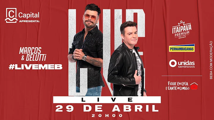 #LiveMeB - Marcos & Belutti | #FiqueEmCasa e Cante...