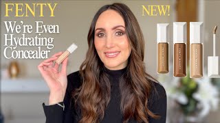 NEW FENTY WE'RE EVEN HYDRATING LONGWEAR CONCEALER |  FULL DAY WEAR TEST  *Mature Skin Tested*