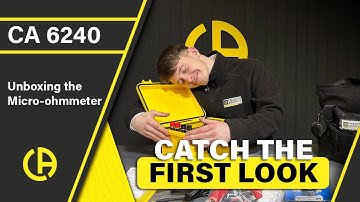 CA 6240 Micro Ohmmeter Unboxing | Protection against accidental overloads guaranteed!