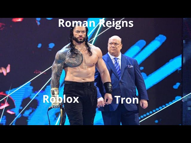 With New Theme Roman Reigns Roblox Tron Codes Youtube - roblox wwe 2k17 titantron codes