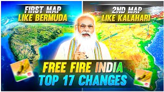Top 17 changes Free Fire INDIA 😲 After Release New Map | Enjoy Gaming