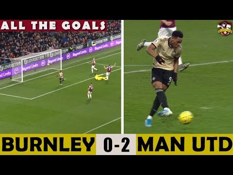 Anthony Martial & Rashford GOALS! Burnley 0-2 Manchester United All The Goals