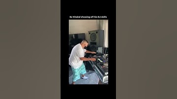 DJ Khaled Showing Off His Booty DJ Skills