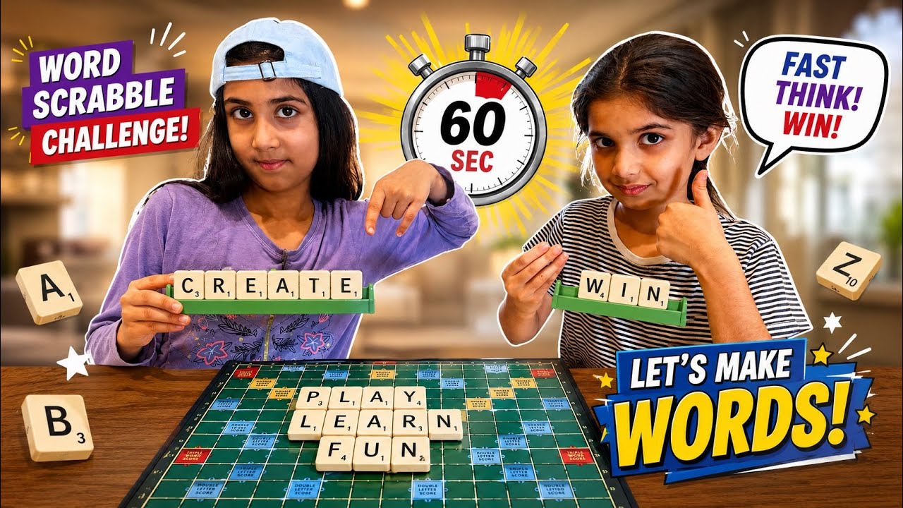 🧩 Word Scrabble Challenge | Race Against the Clock! ⏰
