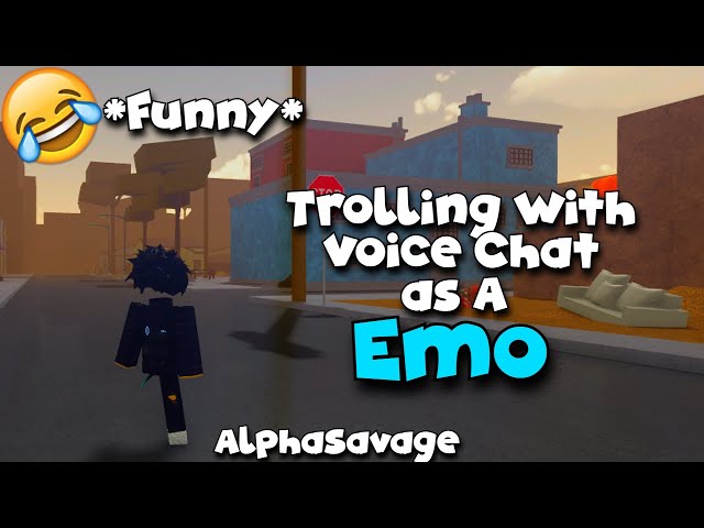 EMO GIRL IN DA HOOD WITH VOICE CHAT!🕷😱 
