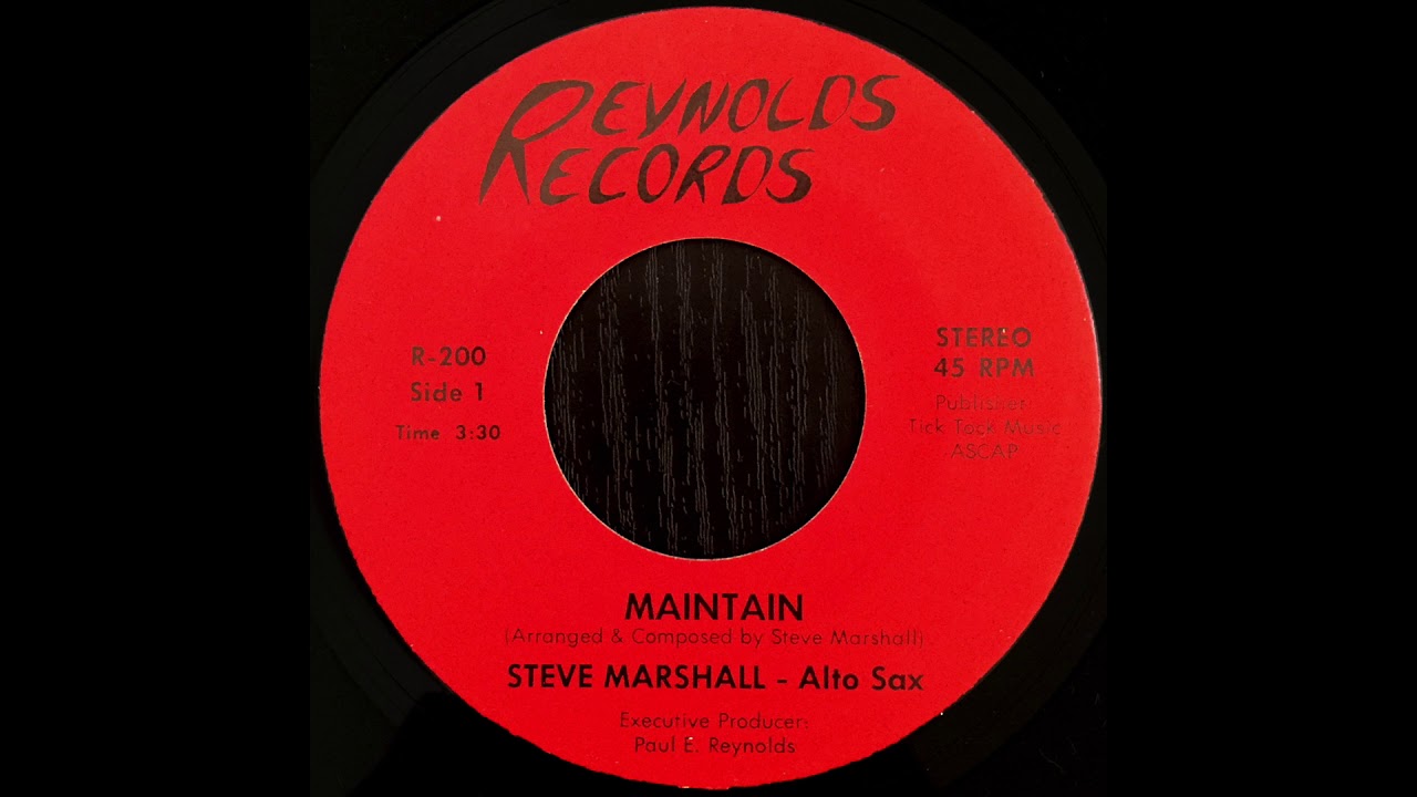 Steve Marshall - Maintain / Creative Happiness [7inch]｜JAZZ,JAZZ 