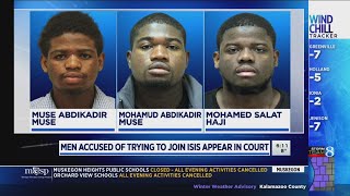 Detention hearing held for 3 accused in ISIS case