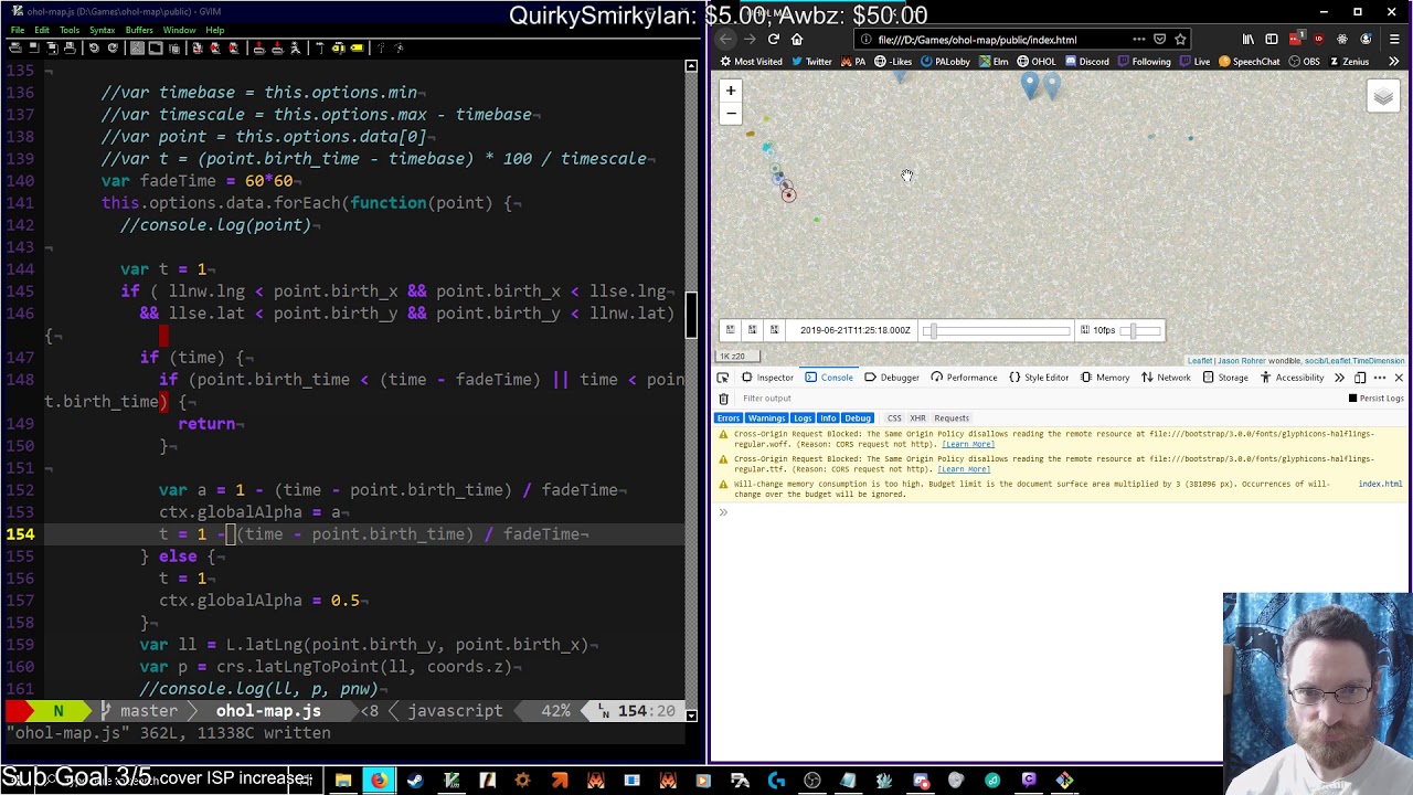 JS/Ruby?/Elm? Frontend map features - leaflet web map for One Hour One ...