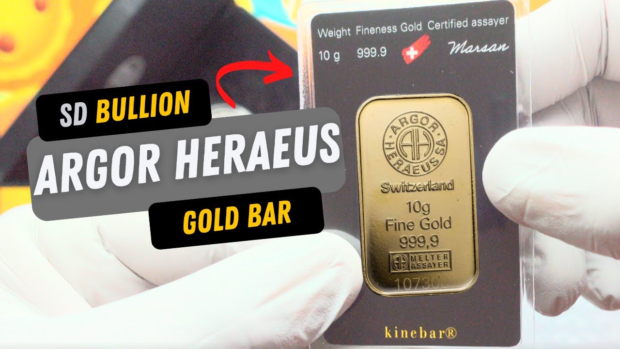 SD Bullion Unboxing Argor Heraeus Gold Bar Black Friday Gold At SD Bullion Unboxing Argor Heraeus Gold Bar Black Friday Gold At
