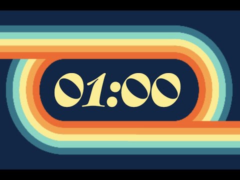 Groovy 1-Minute Countdown Timer