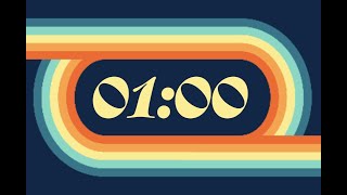 Groovy 1-Minute Countdown Timer Wealth