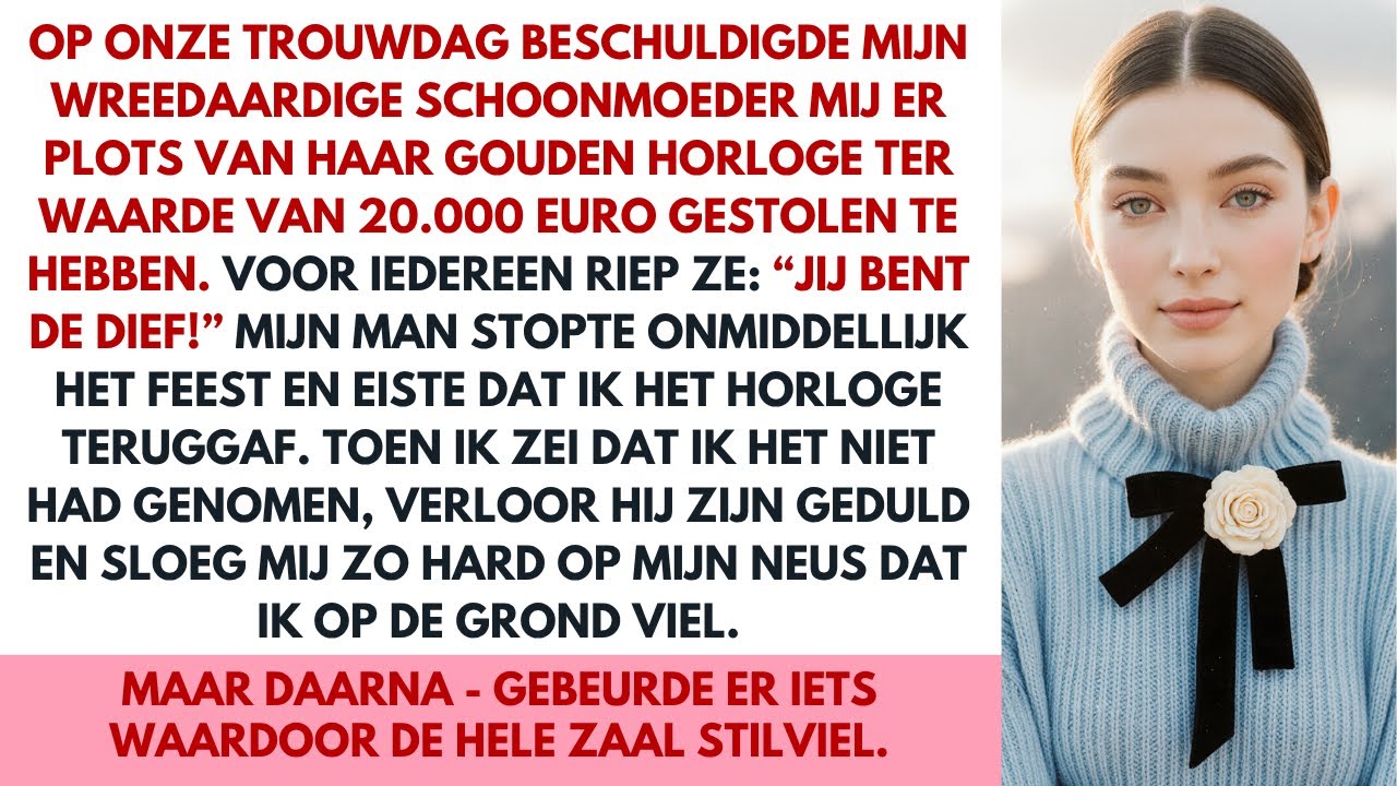 Mijn schoonmoeder beschuldigde mij op onze trouwdag van het stelen van haar ketting van $20.000.