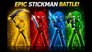 Stickman BEST MINIGAMES Tourmamant Stickman Party 1 2 3 4 Player 2026