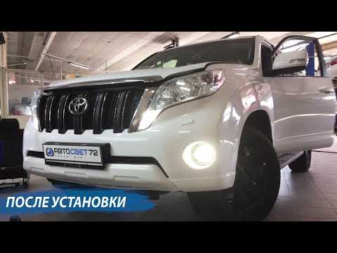 Противотуманные фары MTF, установка в Toyota Land Cruiser Prado