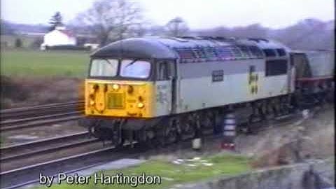 Monk Fryston MGRs Merry go round coal trains with class 56 and 58 when COAL was still KING almost!