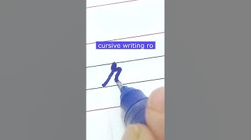 How to write small letter ro | Cursive writing a to z #cursivewriting #handwriting  #shorts #cursive