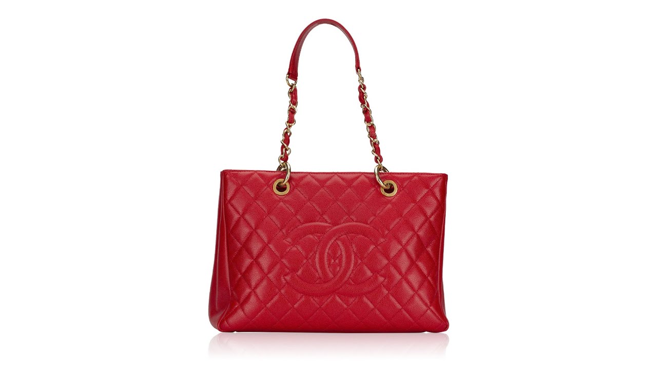 Chanel Caviar Quilted Grand Shopping Tote GST Beige Clair 