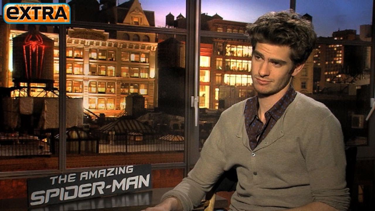 Andrew Garfield: His 'Spider-Man' Hair and Girlfriend Emma Stone - YouTube
