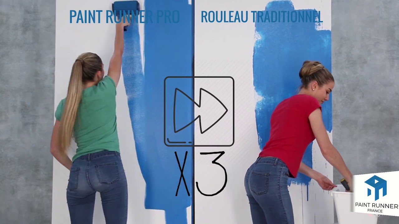 Paint Runner Pro VS Rouleau Traditionnel! YouTube