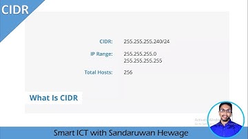 AL | ICT | Networking | IP Address | CIDR Notation