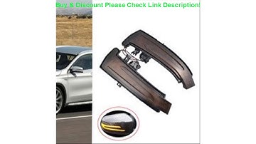 Top 2pcs Car Dynamic Blinker LED Side Mirror Lights Repeater Signal Lights For Mercedes Benz W204 W