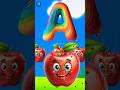 Phonics Song with TWO Words - A For Apple - ABC Alphabet Songs with Sounds for Children #shortsfeed