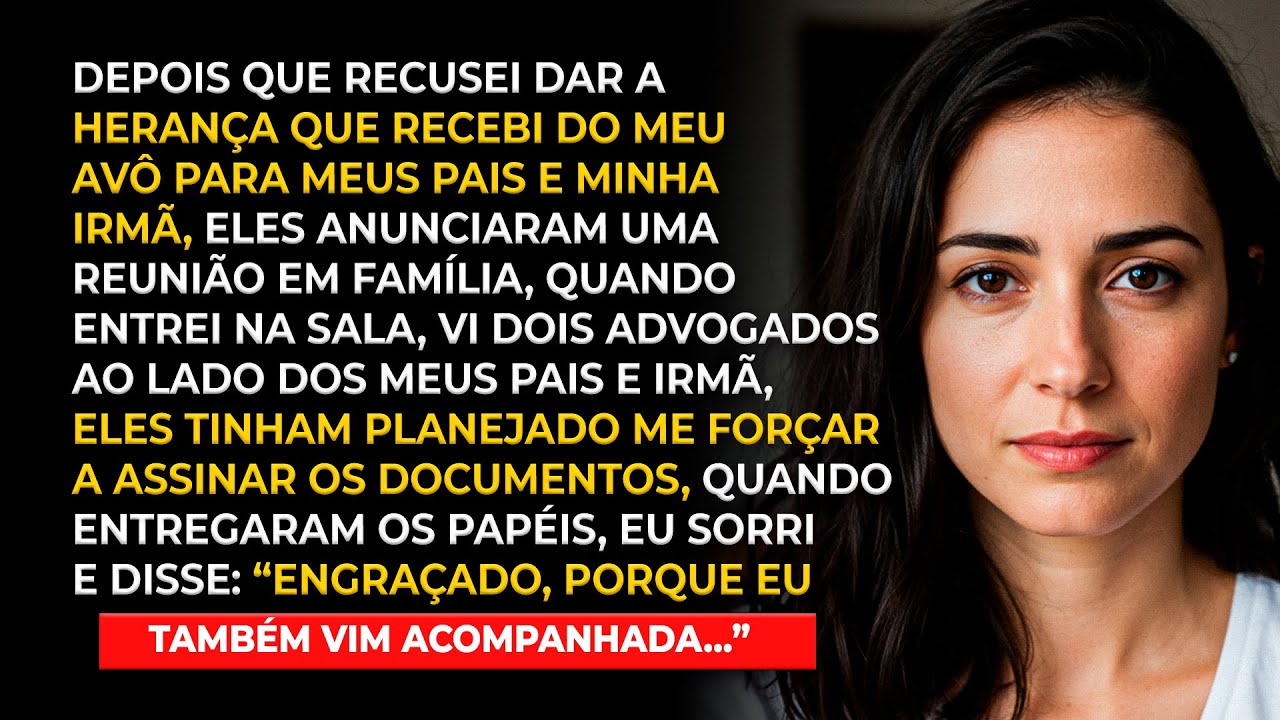 Meus pais exigiram que eu desse minha herança para eles, recusei - fizeram isso na reunião familiar