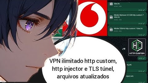 VPN Ilimitado 2025 — HTTP Custom, HTTP Injector e TLS Tunnel arquivos ilimitado Atualizados