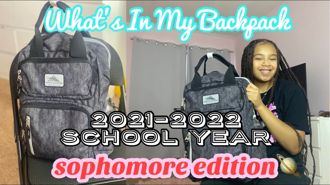 What's In My Backpack 20212022 High School! YouTube