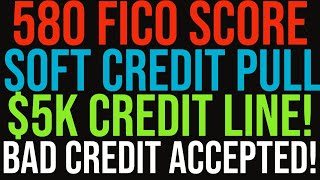 580 FICO! SOFT CREDIT CHECK! $5,000 PERSONAL CREDIT LINE! EASY APPROVAL! BAD CREDIT OK (MUST WATCH!) screenshot 5