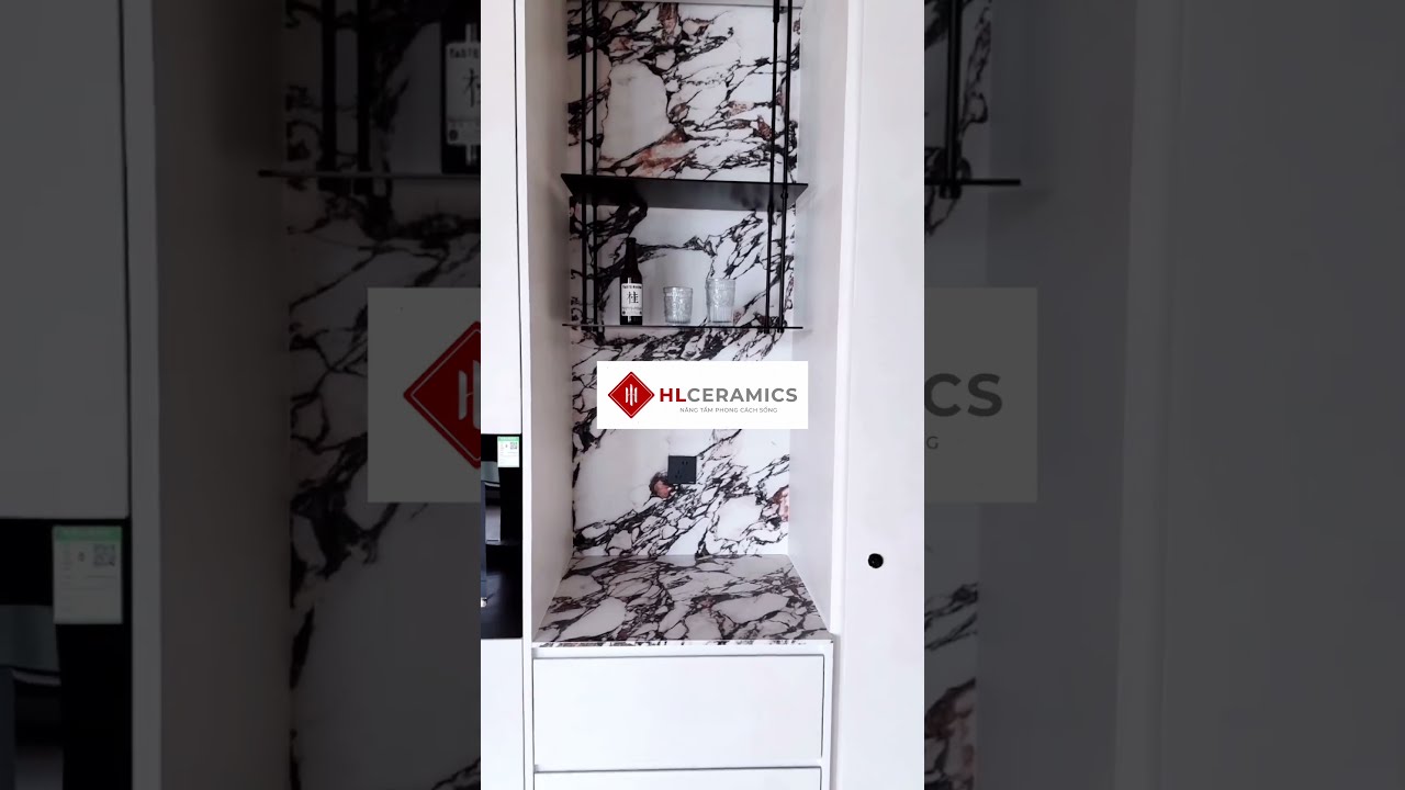 1 Mẫu gạch ốp lát mà ứng dụng được vô vàn khu vực trong nhà #shorts #hlceramics