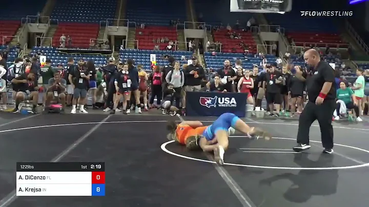 122 Lbs Round Of 128 - Abby DiCenzo, Florida Vs Anna Krejsa, Indiana 7201