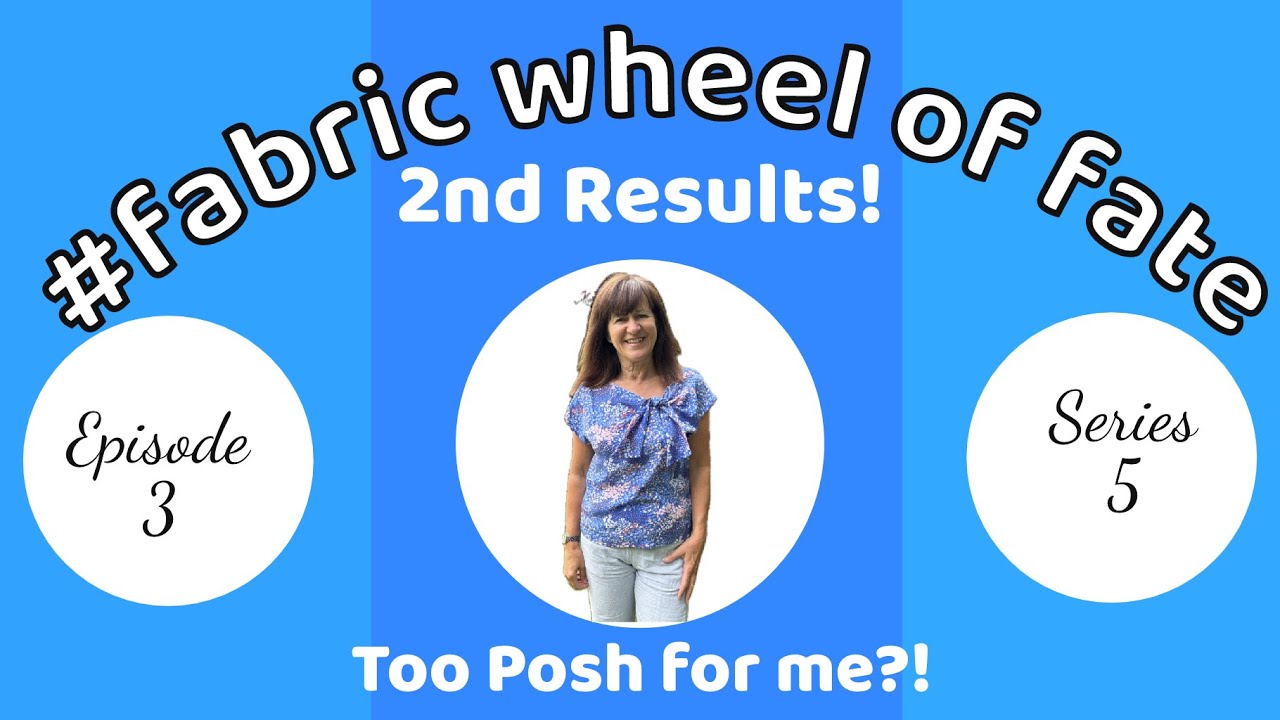 A Risky Pattern! #fabricwheeloffate - Simplicity 8878 -Stash Challenge