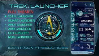 TREK: Launcher (Full themes, icon pack, and resources) screenshot 4