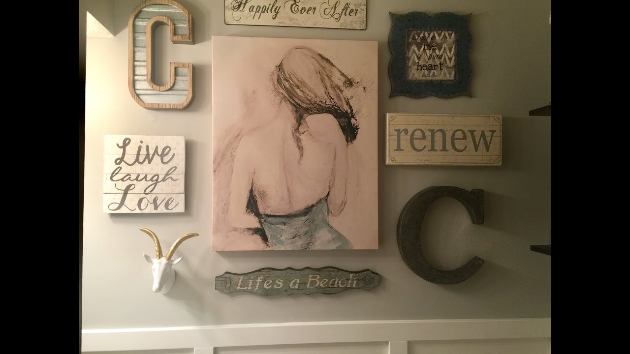 Room Tour: My Completed Powder Room Reveal - YouTube