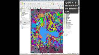 Delete Multiple Columns with Refactor in QGIS 3 (requires 3.16)