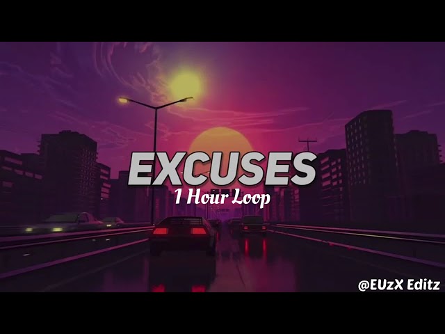 Excuses(slowed + reverb) 1 Hour Loop | AP Dhillon | Gurinder Gill - GONE class=