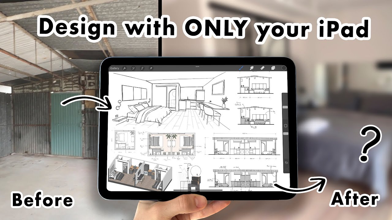5 apps I use to DESIGN any space - Cabin Renovation - iPad for Architects